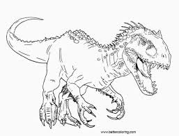 Use these images to quickly print coloring pages. Jurassic World Dinosaur Coloring Pages T Rex Novocom Top