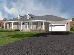 Both hip roofs and gable roofs can be incorporated into modern and historical architectural styles. Ranches With Front Porches And Hip Roof Google Search Ranch Style House Plans Ranch Style Homes Craftsman Style House Plans