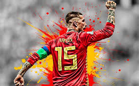 The coat of arms includes the royal seal framed by. Herunterladen Hintergrundbild Sergio Ramos Spanien National Football Team Defender Spanisch Football Spieler Kreative Flagge Von Spanien Malen Spritzer Spanien Fussball Fur Desktop Kostenlos Hintergrundbilder Fur Ihren Desktop Kostenlos