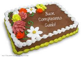 Torta Al Cioccolato Buon Compleanno Guido Cartoline Di Compleanno Per Guido Messaggiauguricartoline Com