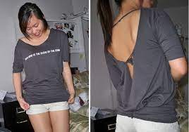 Check spelling or type a new query. Cut Up A Backless Top From A T Shirt Instructables