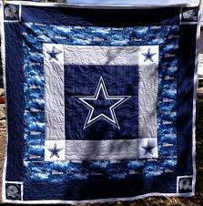 Pin By Karla Helton On Quilts Dallas Cowboys Theme Cowboy Quilt Sports Quilts