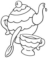 Tea Party Coloring Pages Birthday Printable Kids Tea Party Mad Hatter Tea Party Girls Tea Party Birthday