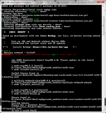 Error An Error Occurred While Running Npm I Exit Code 1 Ionic Error Stack Overflow