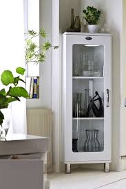 Tenzo Hoekkast Vitrinekast Malibu B50 X D39 X H143 Wit Hoek Kast Witte Kast En Eetkamer Inspiratie