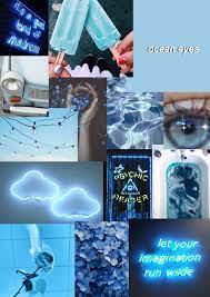 Tons of awesome aesthetic collage laptop wallpapers to download for free. Light Blue Aesthetics Collage Wallpapers On Wallpaperdog
