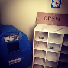 Diy Post Office For Kids For The Kids Pinterest Diy Posts Office Pictures Locker Storage