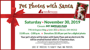 Our pet store services include: Pet Photos With Santa Paws And Prayers