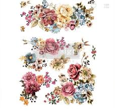 Ruby Rose Redesign With Prima Rub On Transfer Ships To Cx Mid Oct Ruby Rose Floral Furniture Rose Decor