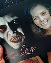 The main reason why I came to @spookyempire CAPTAIN HOWDY aka Eileen Dietz  from THE EXCORCIST!!!!! December will be the 50th anniversary of this  extraordinary film!!! #horror #horrormovies #theexcorcist #captainhowdy  #horrorcollector #horrorcommunity #