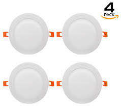 Westgate 15w 6 Inch Ultra Slim Round Led Retrofit Down Light No Housing Required Dimmable Led Recessed Light Fixture Damp Location Rated 5 Year Warranty 4 Pack 2700k Warm White Walmart Com Walmart Com