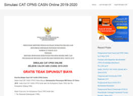 Check spelling or type a new query. Simulasicatcpnsonline Com At Wi Gratis Simulasi Cat Cpns Online Soal Casn Bkn 2021 2022 Simulasi