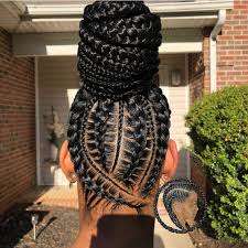 Female African American Ponytail Hairstyles Black Woman Pin By Tia On Hairstyle Ideas Healthy Natural Hair Tips Box Braids Hairstyles For Black Women Braided Ponytail Hairstyles Braided Hairstyles