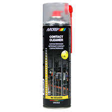 Apply a quick spray of the electrical contact cleaner to remove any dry dust or corrosion. Contact Cleaner Motip Dupli Group