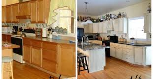 kitchen makeover using chalk paint by