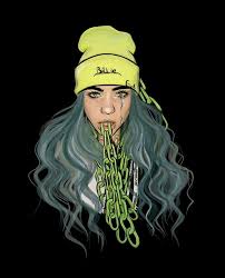 صور انمي كيوت ايش رايكم. Billie Eilish Cartoon Anime Wallpapers Wallpaper Cave