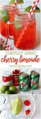 Cherry Limeade Sonic Copycat Recipe Video Lil Luna Recipe Drinks Alcohol Recipes Best Non Alcoholic Drinks Limeade Drinks