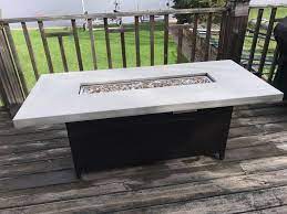 Concrete Fire Pits Various Examples Barrel Fire Pit Gas Etsy In 2021 Concrete Fire Pits Outdoor Fire Pit Table Custom Fire Pit