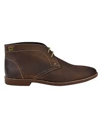 Gabe Leather Chukka Boot Dark Brown