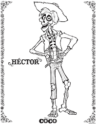 Free Disney Pixar Coco Hector Coloring Page Disney Coloring Pages Coloring Pages Free Printable Coloring Pages