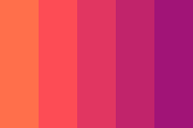 Tell me if this rings a bell: Purple And Orange Sunset Color Palette