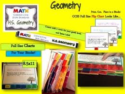 Math Common Core State Standards Hs Geometry Full Size Binder Flip Chart