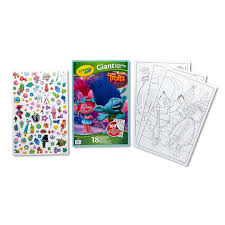 A fun activity for little artists, these giant coloring pages from crayola let them spend time with their adorable, super happy troll dolls. Crayola Trolls Giant Coloring Pages Michaels