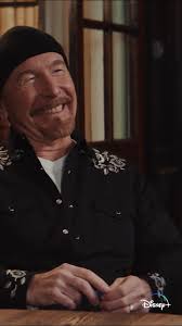 Our very own 40 foot man, @David Letterman. Watch more of Bono & The Edge:  A Sort of Homecoming with Dave Letterman, only