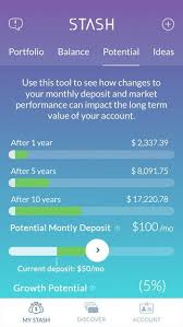 Stash can help you plan and save for a secure retirement.4. Stash Invest Potential Budget App Investing Apps Budgeting