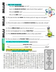 All worksheets only my followed users only my favourite worksheets only my own worksheets. Bill Nye The Science Guy Chemical Reactions Physical Science Video Worksheet