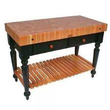 Chefdepot.net and chef depot.com , a site for cooks and chefs, butcher blocks, solid wood counters and table tops, goumet foods, bulk snacksquality cooking supplies and culinary arts tools and kitchen supplies at low sale prices John Boos 30 W Le Rustica Butcher Block Table Kitchen Island W Shelf Rustic Edge