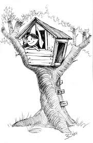 Explore homes of real people who discuss which paint colors may be best for their exteriors, including how to go bold with colors on a small house. Little Girl In Treehouse Coloring Page Free Printable Coloring Pages For Kids