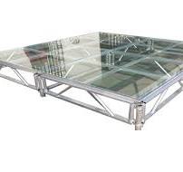 Aluminum Stage Equipment Glass Stage with Glass Tempering ...