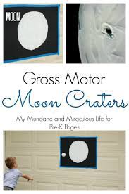Moon Crater Gross Motor Activity Pre K Pages Space Theme Preschool Space Preschool Space Activities