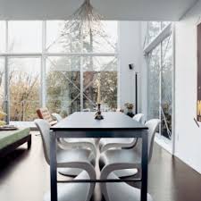 Design Classics The Pantone Chair The Panton Chair By Verner Panton Created 1960 Its Considered On Modern Dining Room Dining Room Design Minimalism Interior