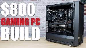 800 Gaming Pc Build For 2020 Rx 5700 16gb I5 9400f Vs Ryzen 5 2600 Youtube