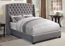 Maybe you would like to learn more about one of these? Candela Grey Velvet Bed Tall Headboard
