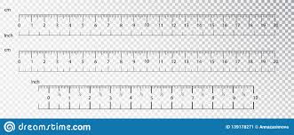 Rulers Inch And Metric Rulers Measuring Tool Centimeters