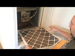 Rinse the filter lightly with soapy water, then rinse with clear water until clean. Air Conditioner Filter Replacement Youtube