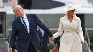 Patterned pants from melania trump's best looks. Melania Trump Wears Literal And Rebellious Fashion For Uk Visit