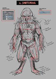 Tutoriel HUMANOID MONSTER CREATURE « Créature monstre #1 » par AwanNdus -  Astuces pour dessiner | CLIP STUDIO TIPS