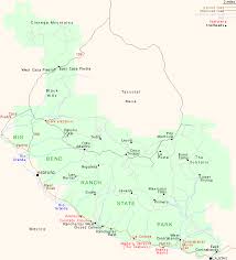 Map Of Big Bend Ranch State Park Texas