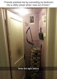 17 Harmless April Fool S Pranks That Are Easy To Pull Off Roommate Pranks April Fools Pranks Utility Closet