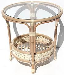 Pelangi Handmade Rattan Round Wicker Coffee Table With Gl Https Www Amazon Com Dp B00l6idcsc Ref Cm S Wicker Coffee Table Rattan Coffee Table Coffee Table