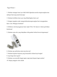 Dongkrak dioperasikan dengan memutar pegangan (handle) /baut dongkraknya. 1 Hand Tools Kerja Bangku