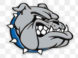 Side view of a bulldog's head with are red spiked collar with the letters gu in white with blue and red trim. Gonzaga Bulldogs Images Gonzaga Bulldogs Transparent Png Free Download
