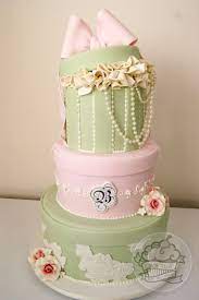 Pretty Vintage Hat Box Cake I Made Bolo Caixa De Presente Inteirinho De Verdade Fancy Cakes Pastel Cake Cake Tutorial