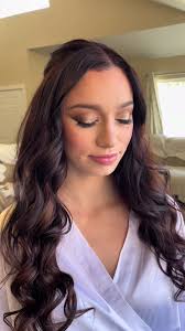 Bridal Hair & Makeup for @Marissa Ball . We bonded over our love for  Disney. ❤️ #bridalmakeup #bridalhair #weddingmakeup #weddinghair