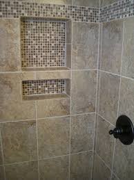 Shower Mosaic Border Shower Tile Shower Tile Designs Bathroom Remodel Shower