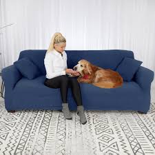 My couch is too big to be able to manoeuvre the ties underneath, but i've had no issues with the cover not staying in place. Large Sofa Cover 71 X 91 Jinamart Online Shopping